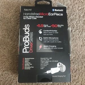 Tzumi Handsfree Micro Earpiece Pro Buds